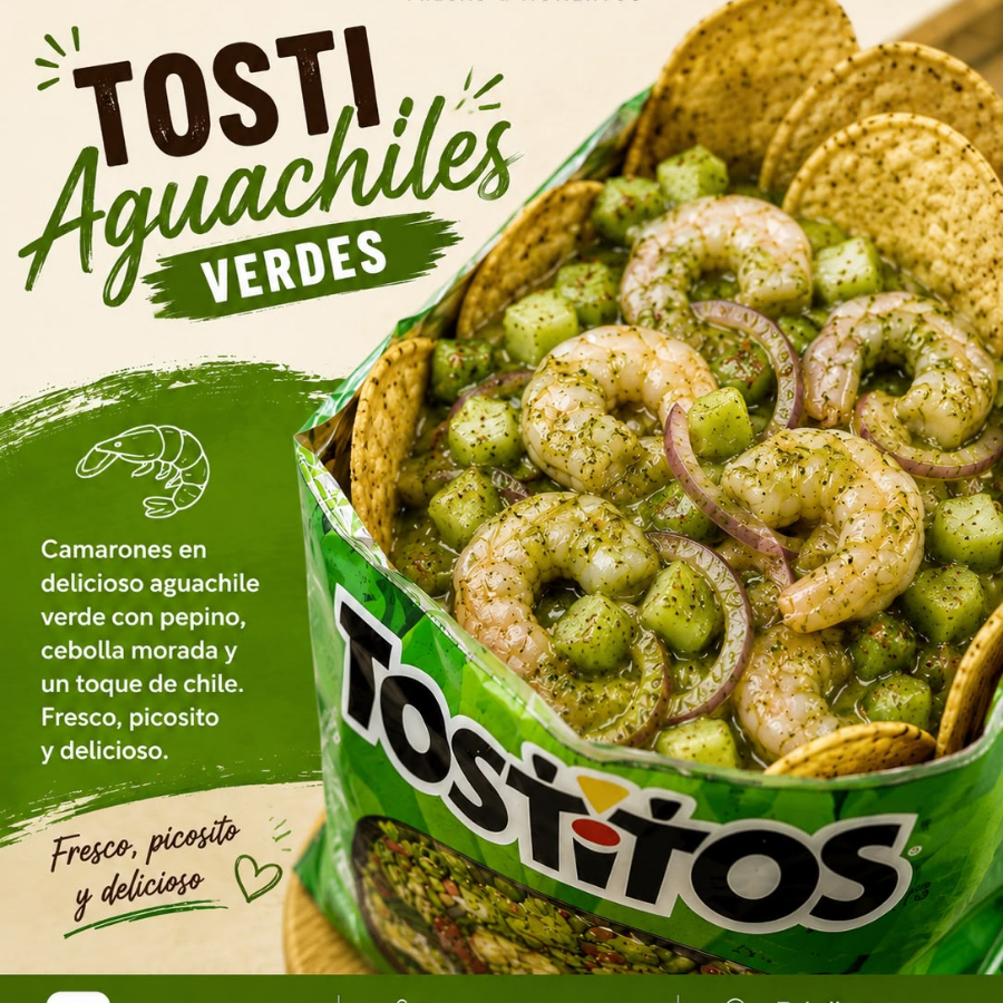 Tosti Aguachile Verde