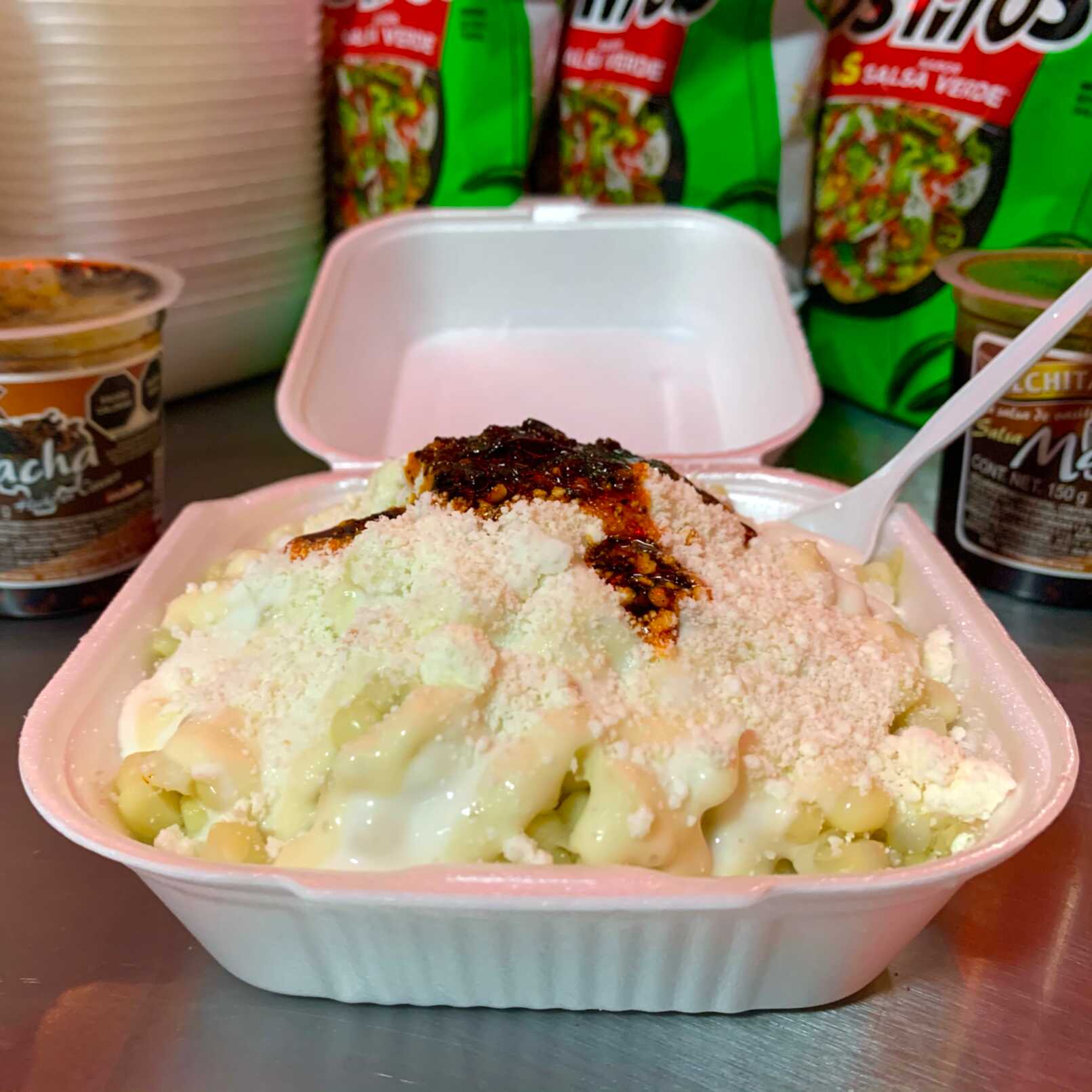 Paquete de 2 Elote en Charola