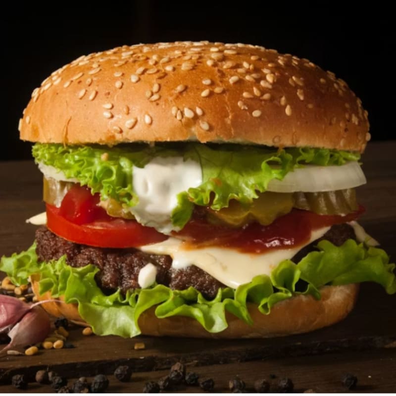 Hamburguesa Hawaiana la Tropical del Menu