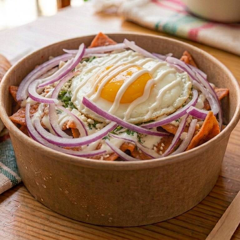 Orden de Chilaquiles Huevo Estrellado