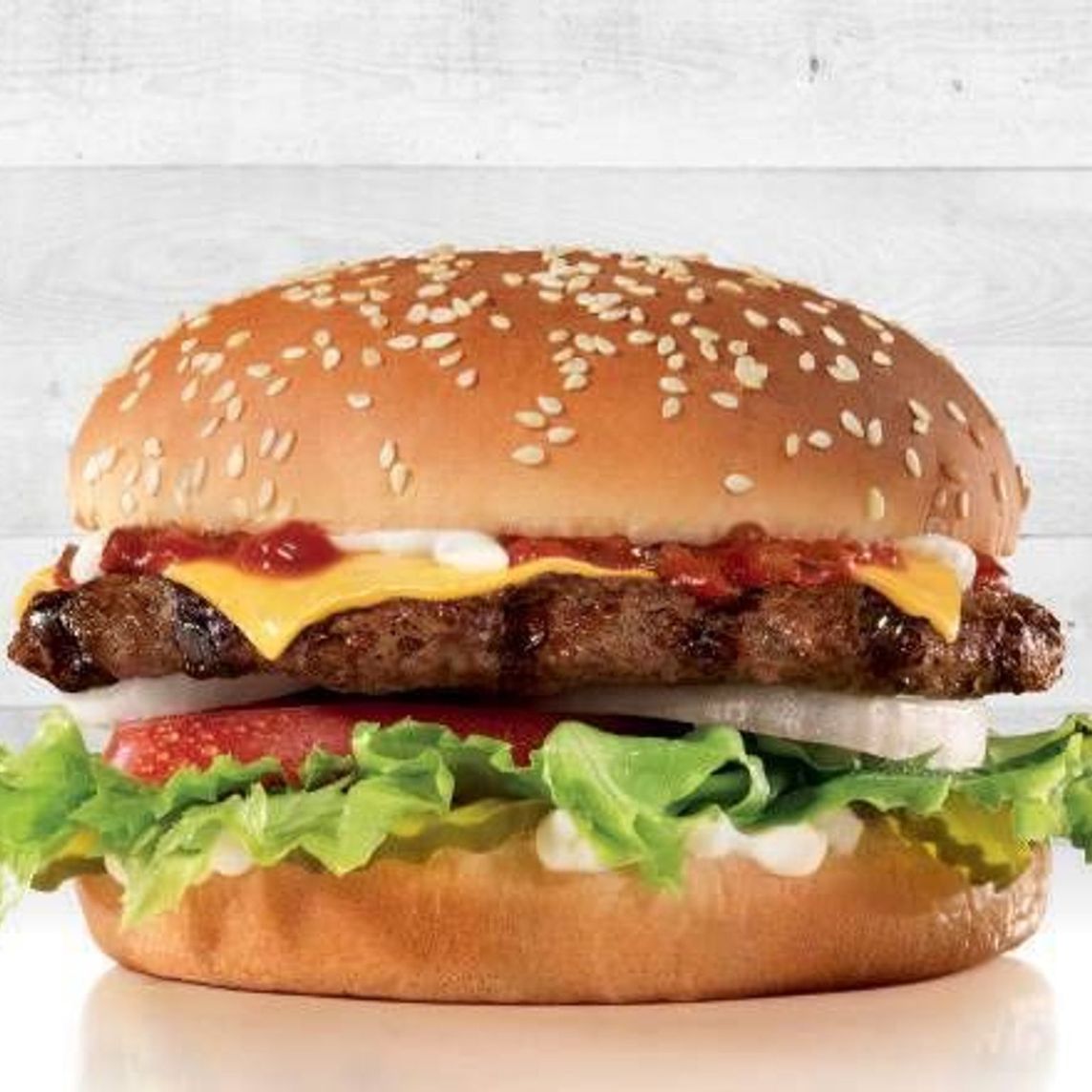 Hamburguesas famous star con queso