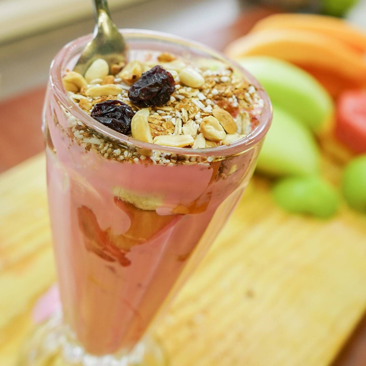 Coctel de Frutas con Yogurt
