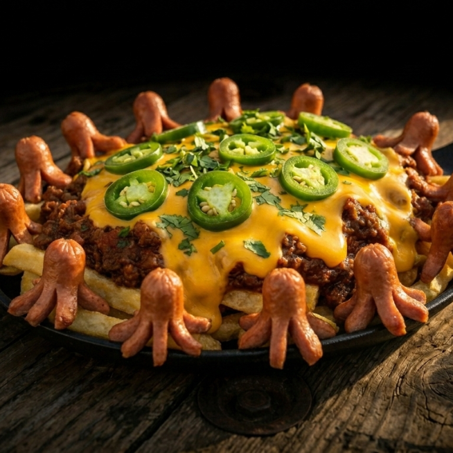 Salchipapas Papas Hot Chilli Franky