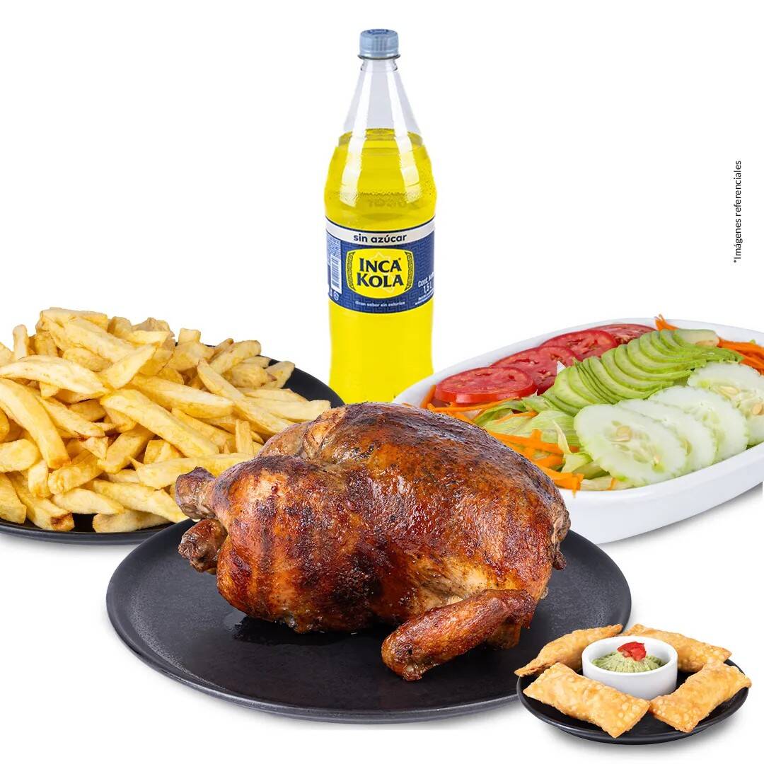 1 Pollo a la Brasa más Gaseosa 1.5 L