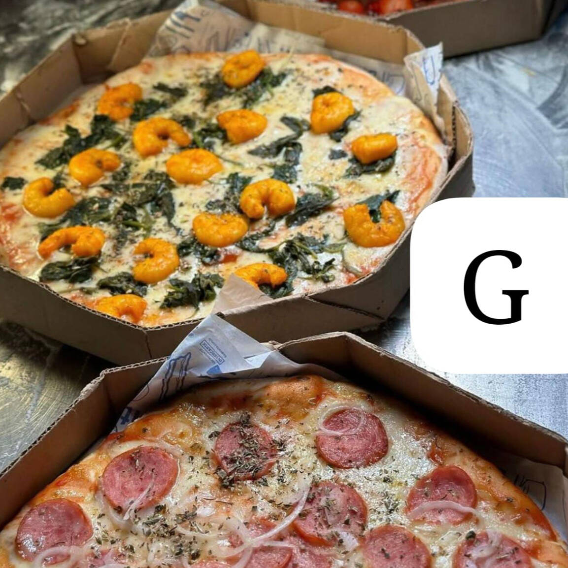 Pizza G 8 fatias, até 2 sabores