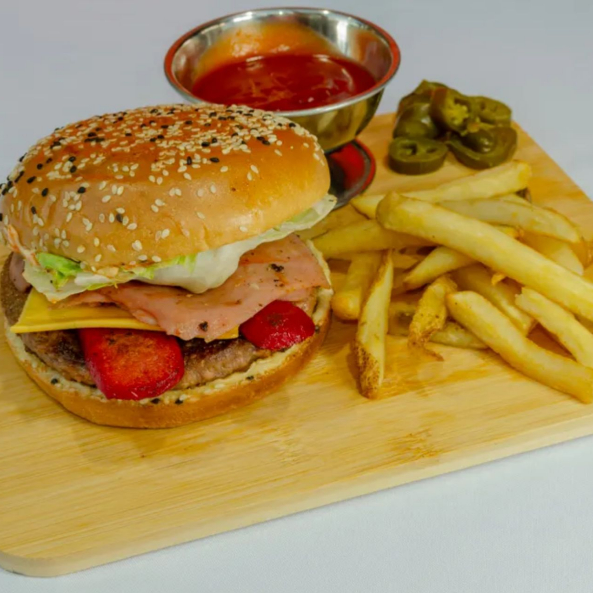 Hamburguesa Arrachera
