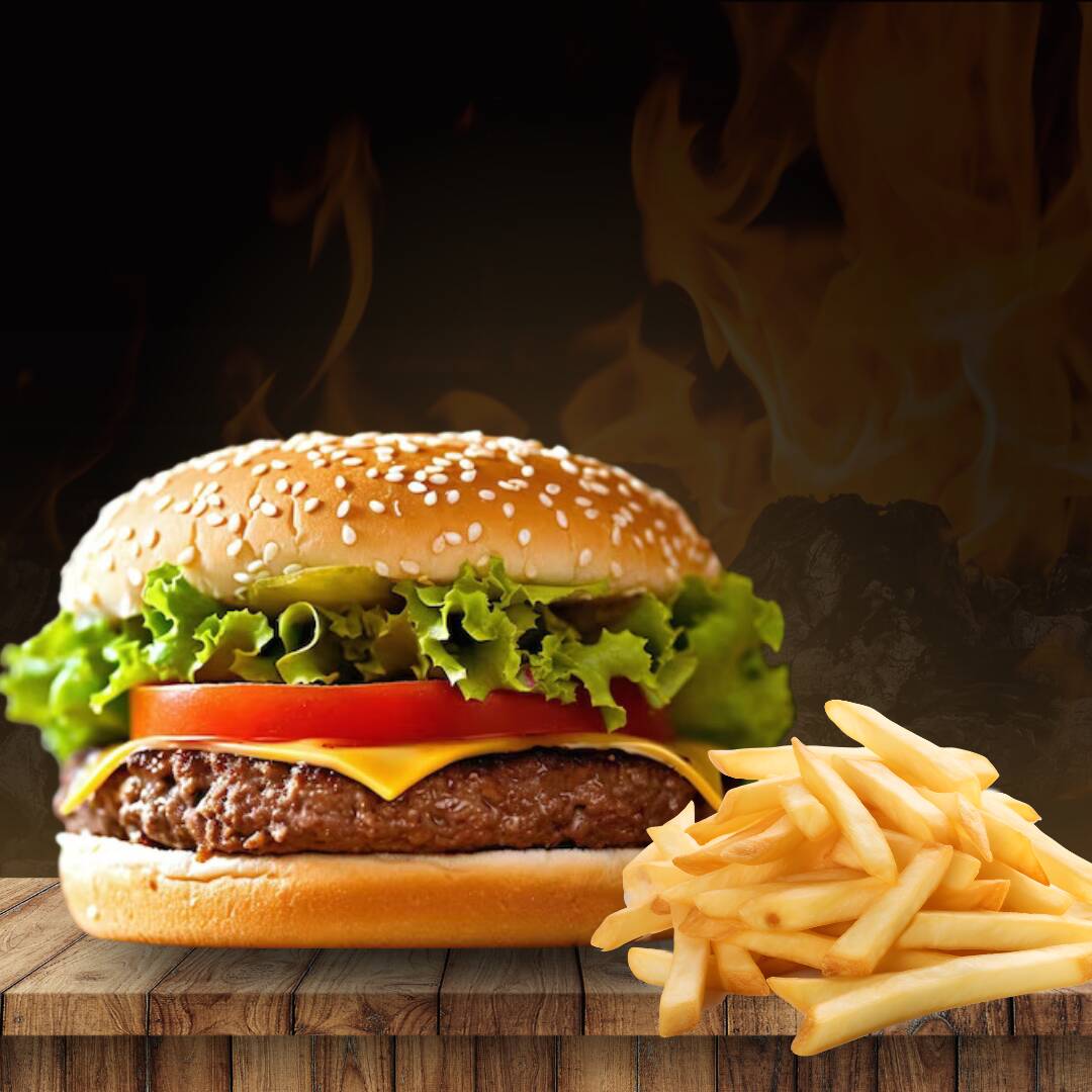 Combo - Hamburguesa Clasica + Papas