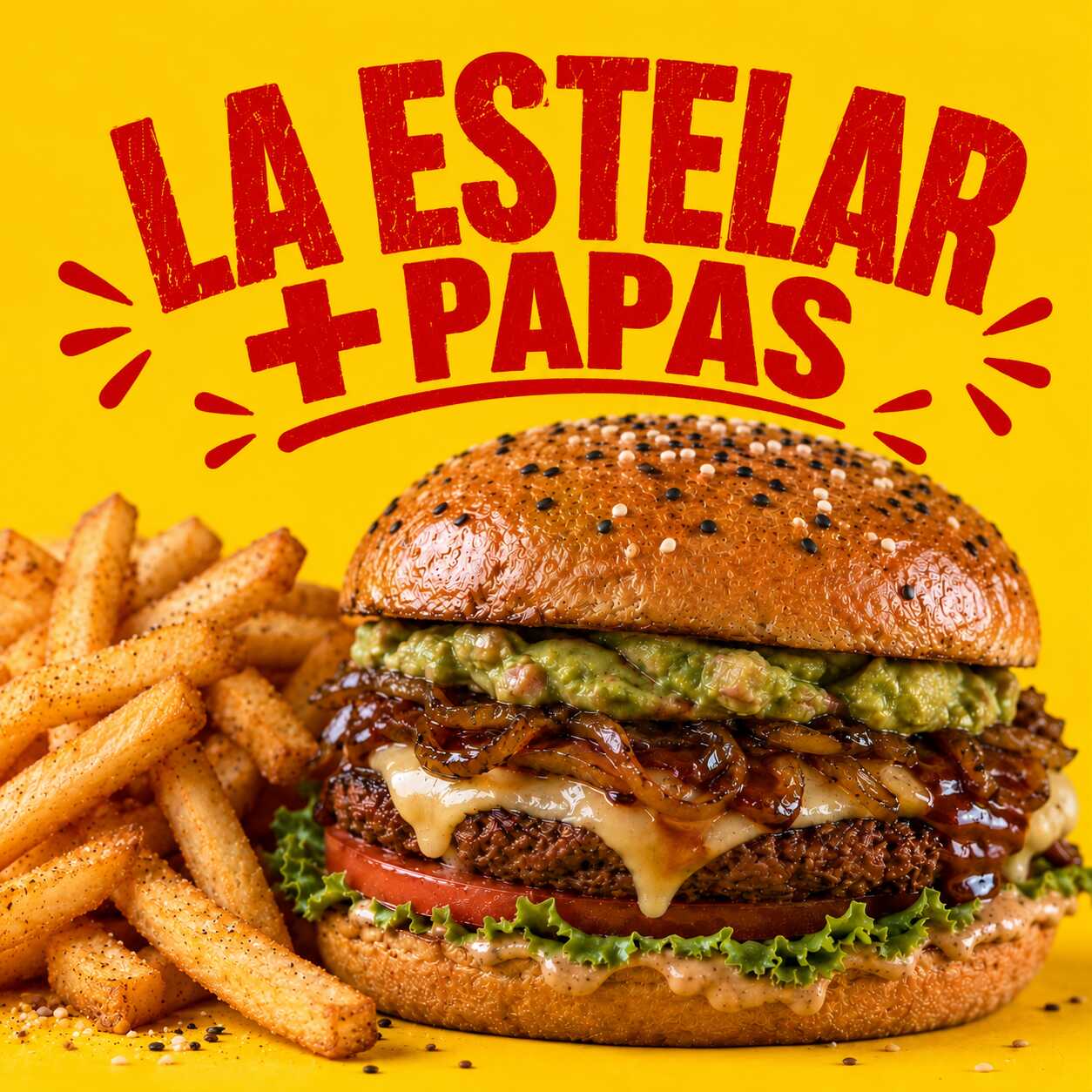 La Estelar + Papas gratis