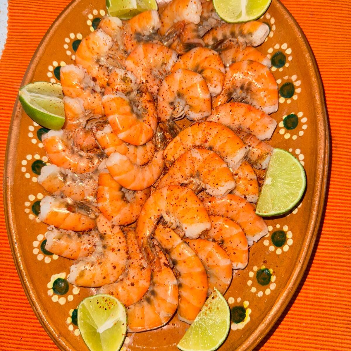 MEDIO KILO Camarones Botaneros para Pelar