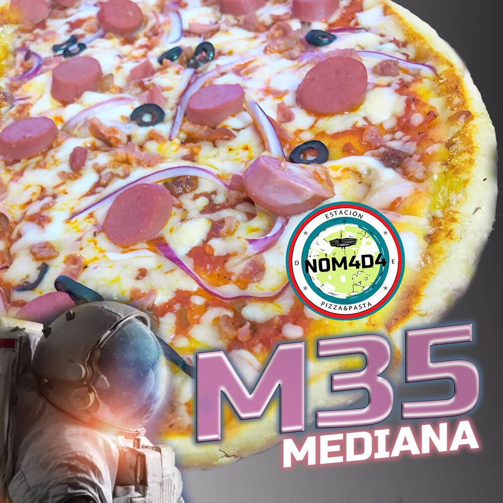 M-35 (Pizza Mediana)· 🍕
