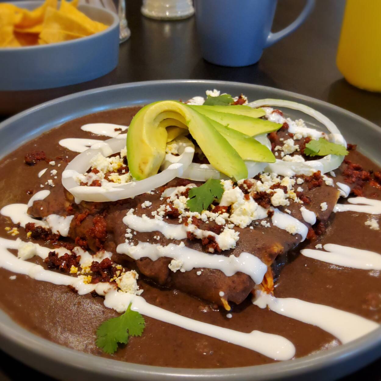 Enfrijoladas