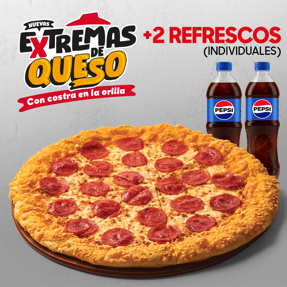 Paquete ¡Extrema! GRANDE + 2 refrescos.