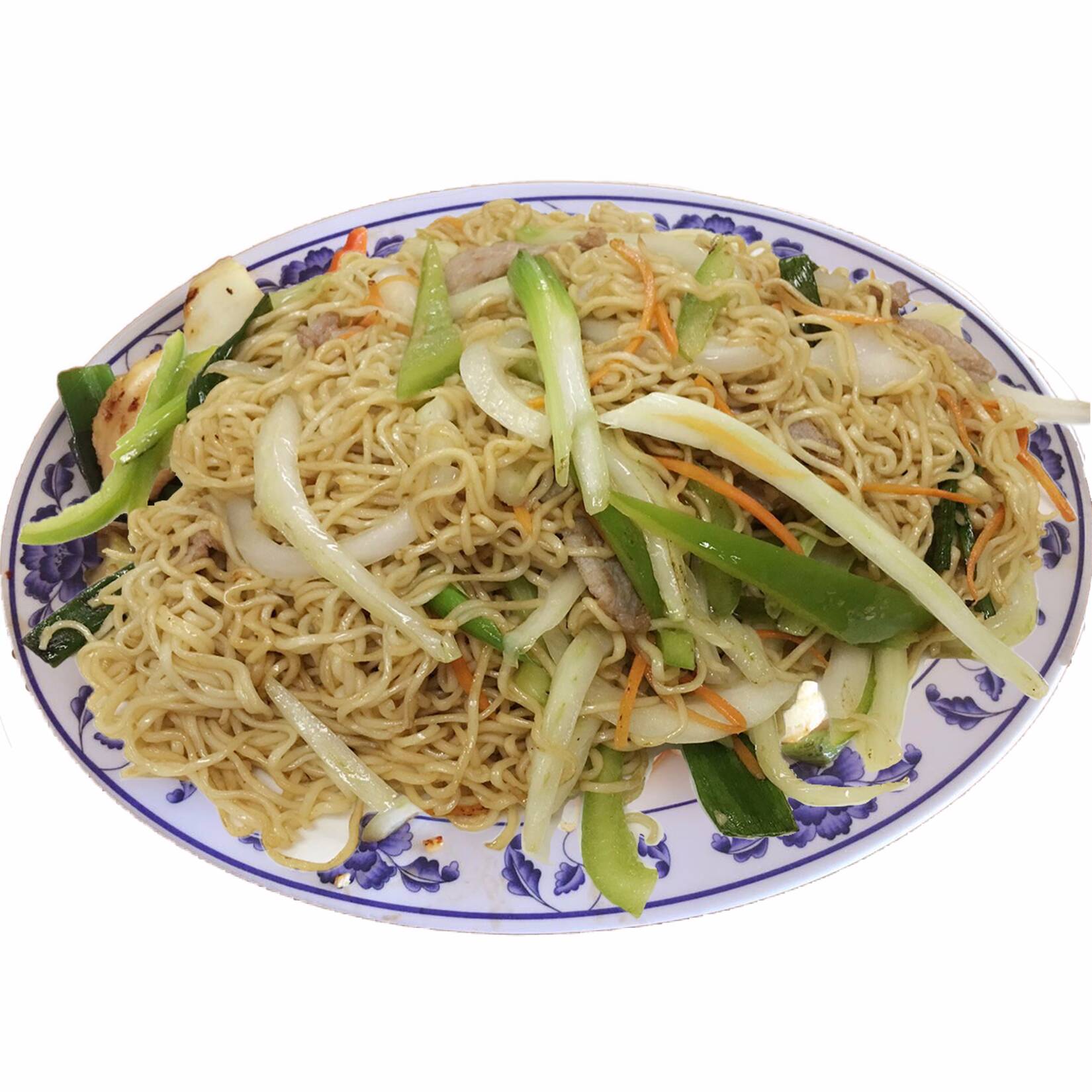 Chow mein con pollo