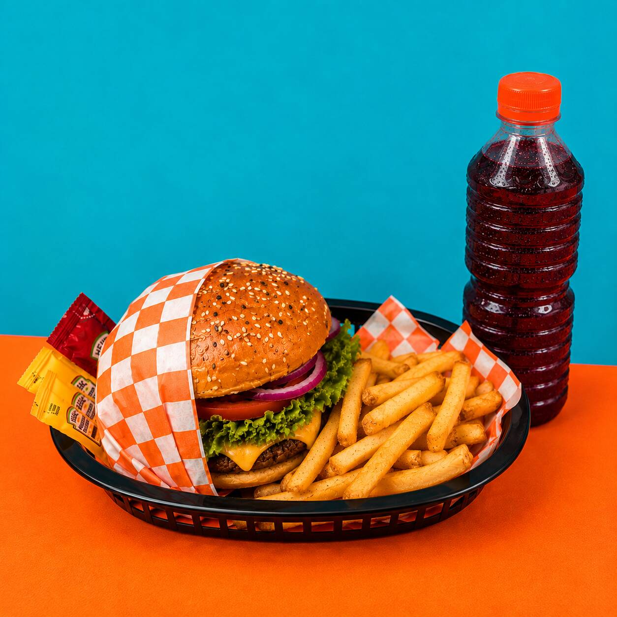 Hamburguesa Clásica Combo