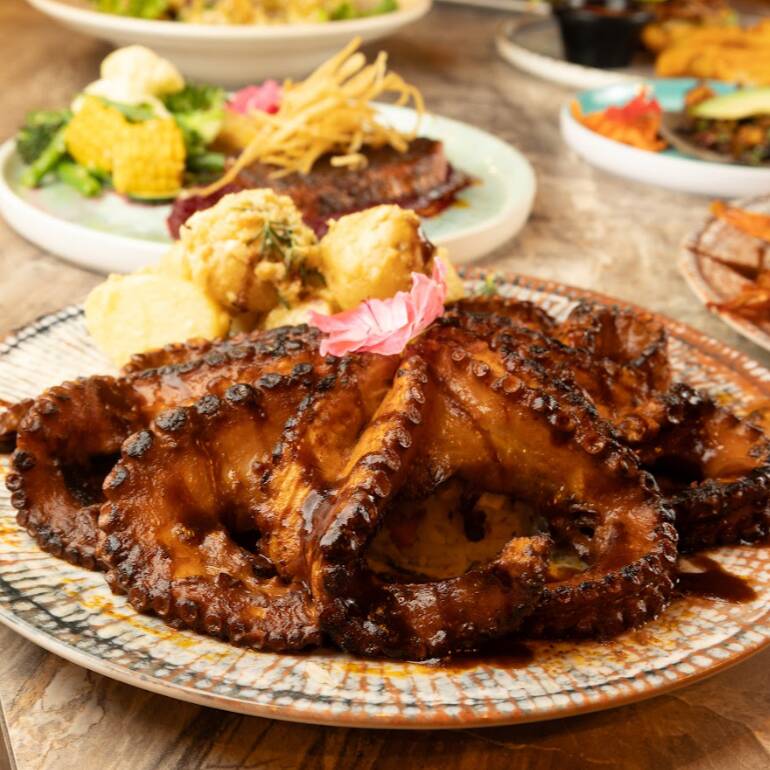Pulpo a las Brasas