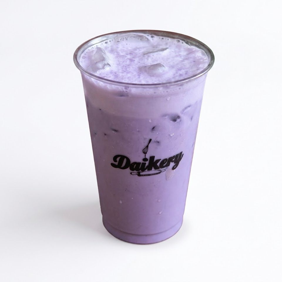 Iced Taro Latte Mediano 20 Oz