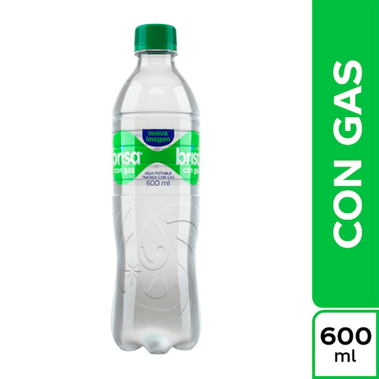 Agua con Gas 600 Ml.