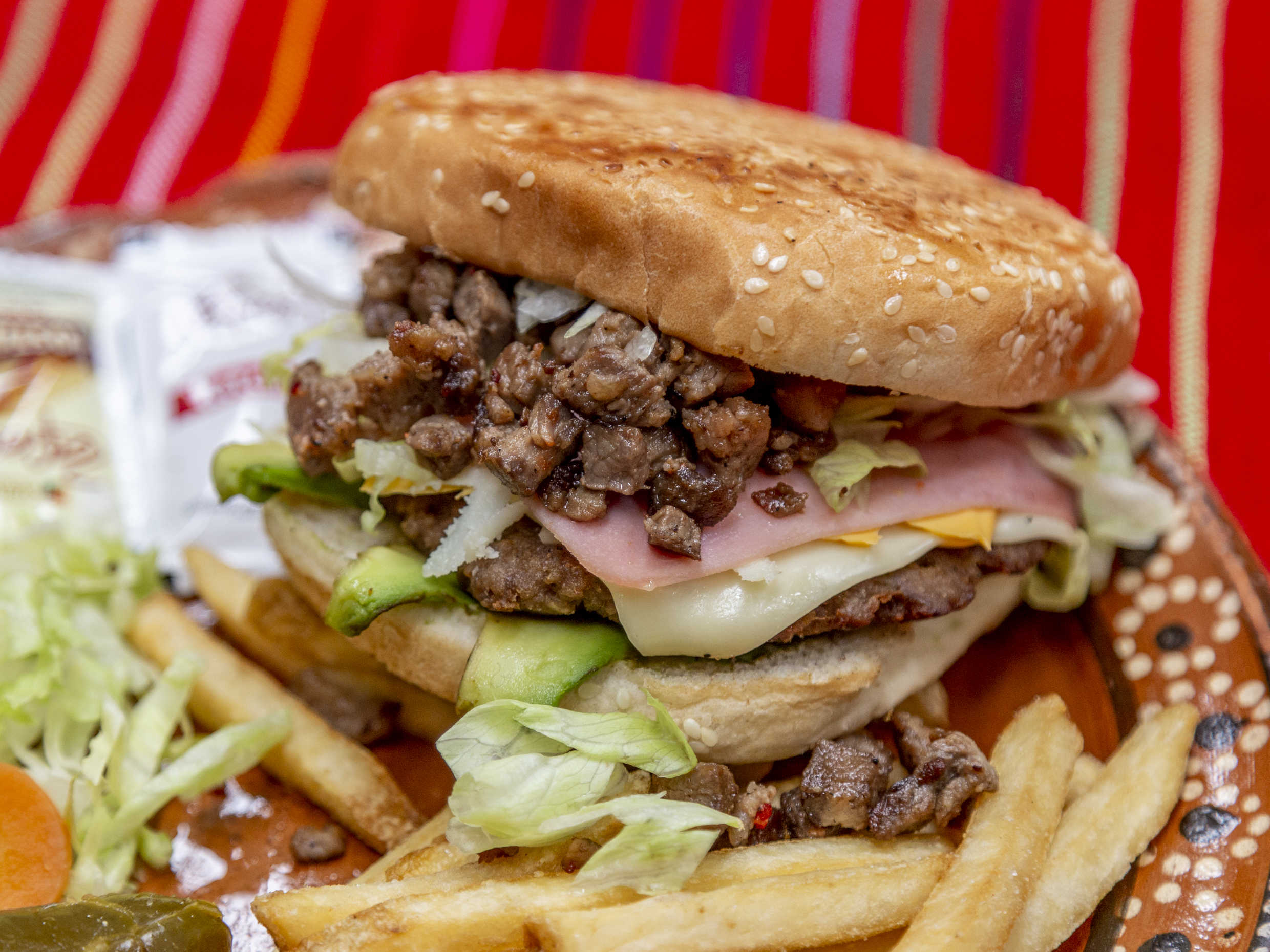 Hamburguesa de Carne Asada