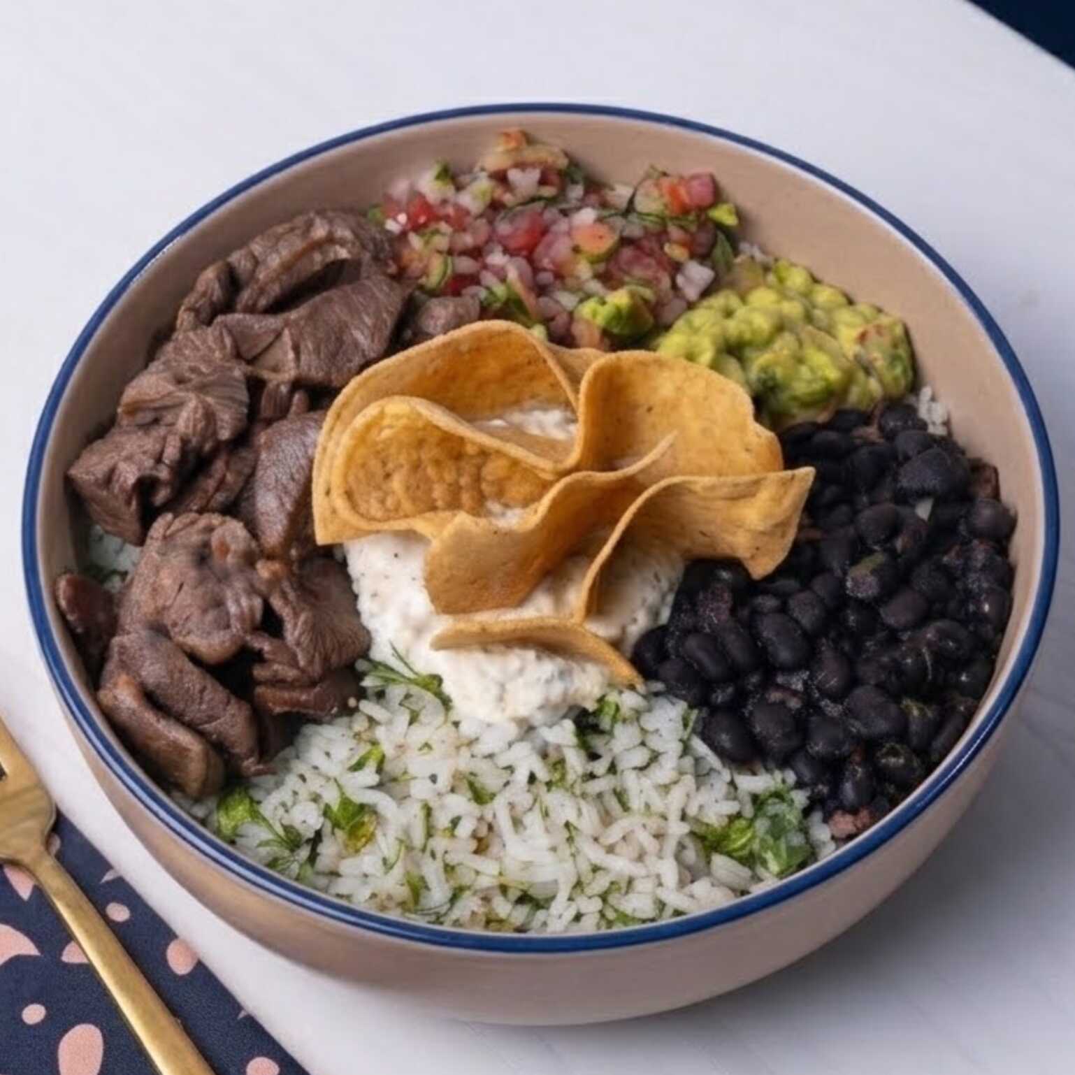 Menú Mexicano Carne Bowl