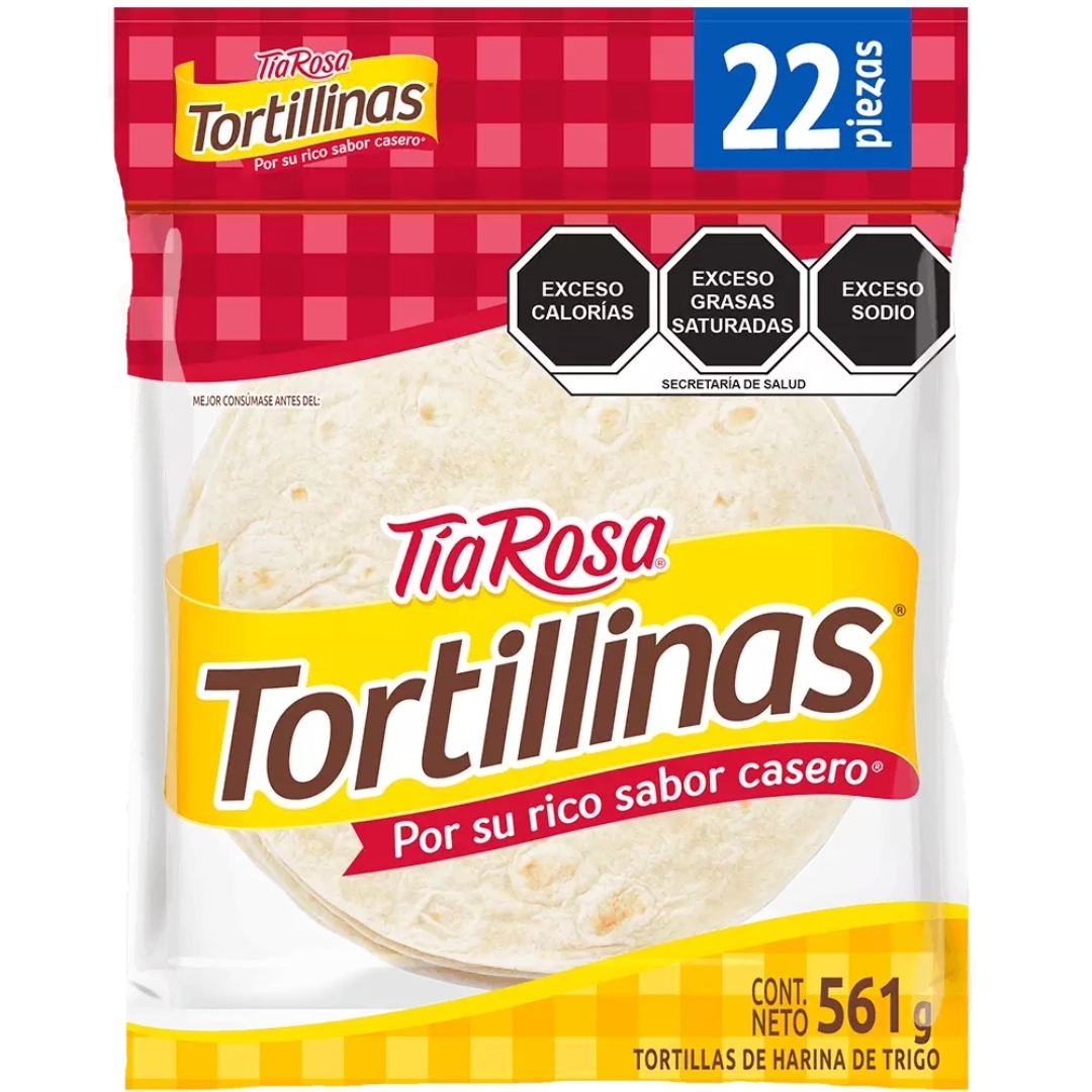 Tortillinas Tía Rosa 22pzs 561g