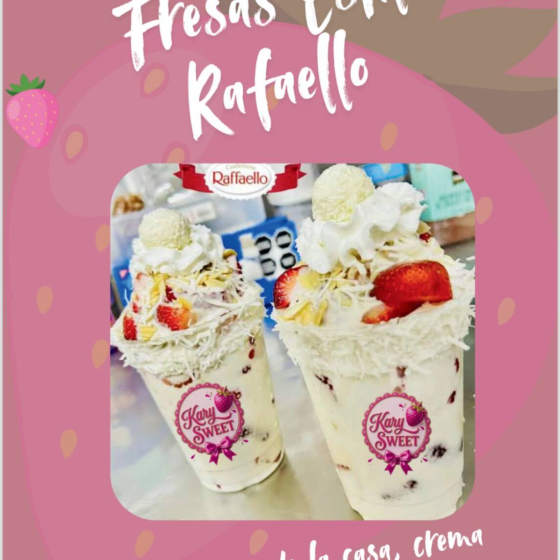 Fresas Estilo Rafaello Chico