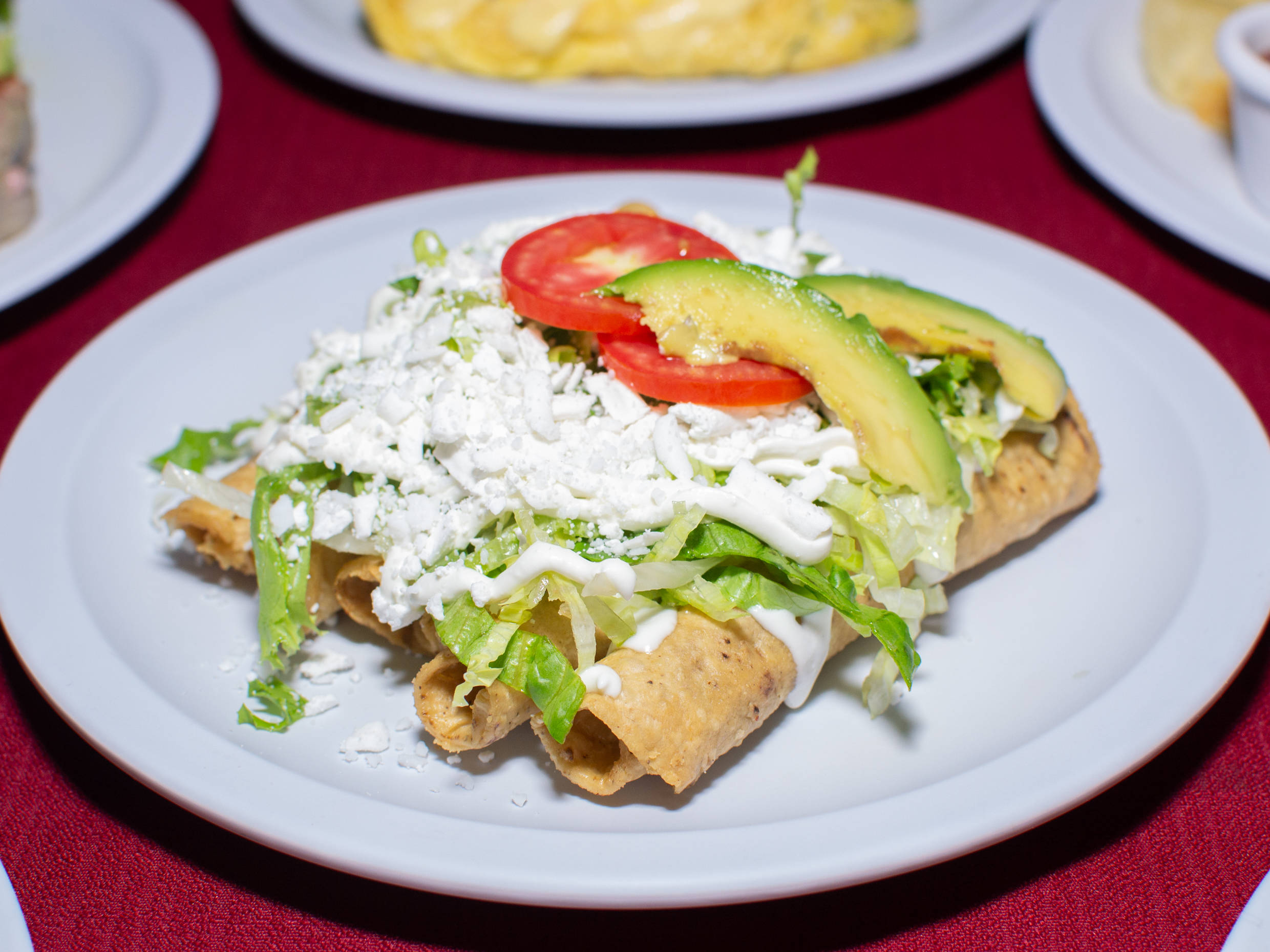 Tacos Dorados de Pollo