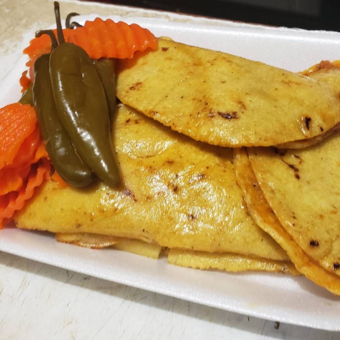 6 Ordenes de tacos al vapor surtidas(24 tacos)