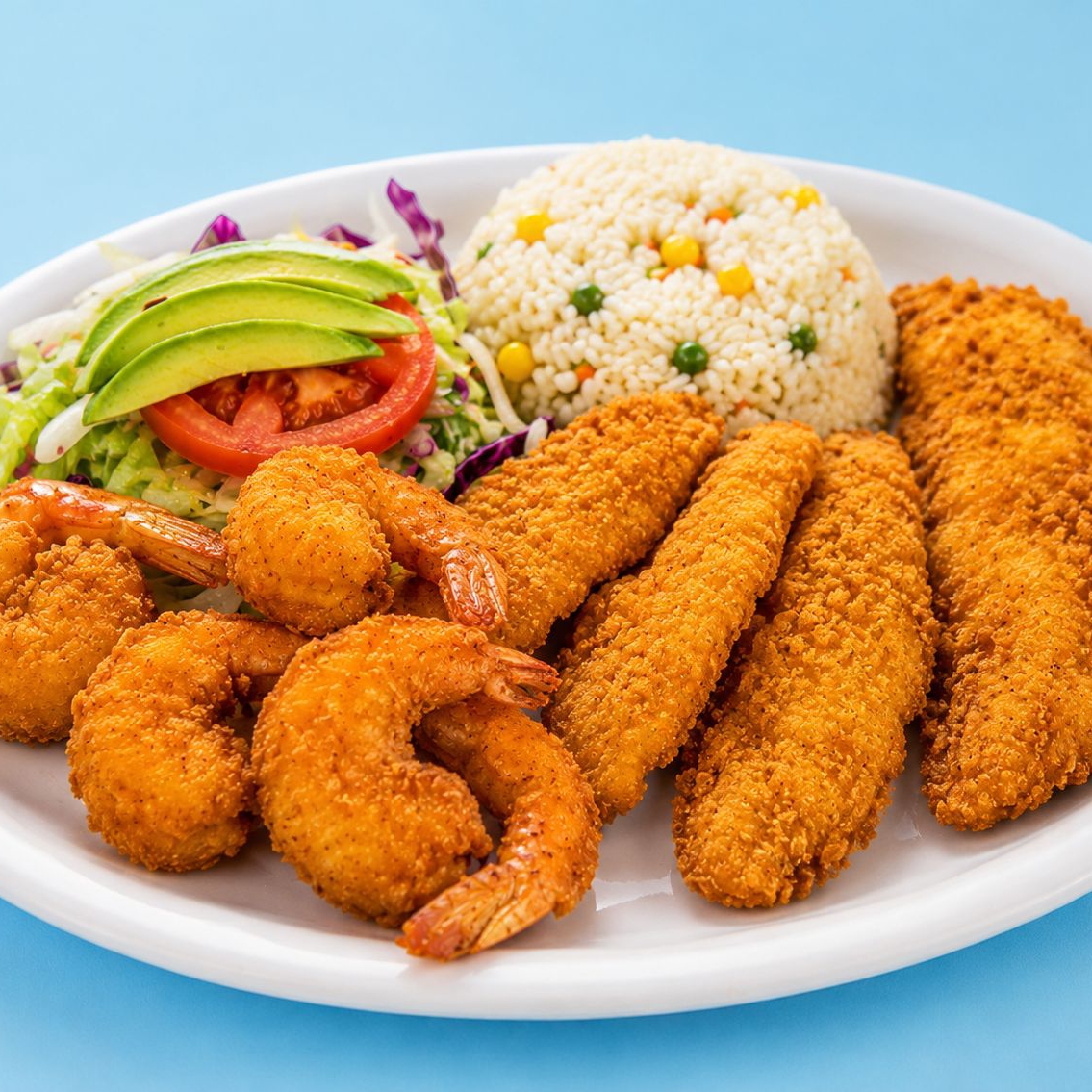 Mariscada Ancas, Filete, Camarón
