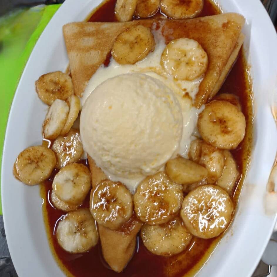 Crepa Caramel Banana