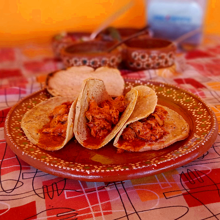 Taco de Chicharrón Guisado