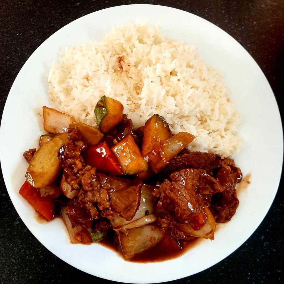 Arrachera de Res en Salsa de Ostión