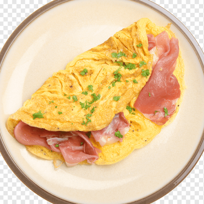 Omelet de Queso con Jamón