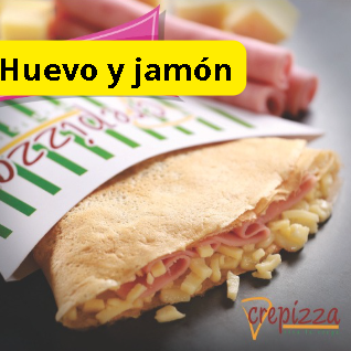 Crepa de Huevo con Jamón