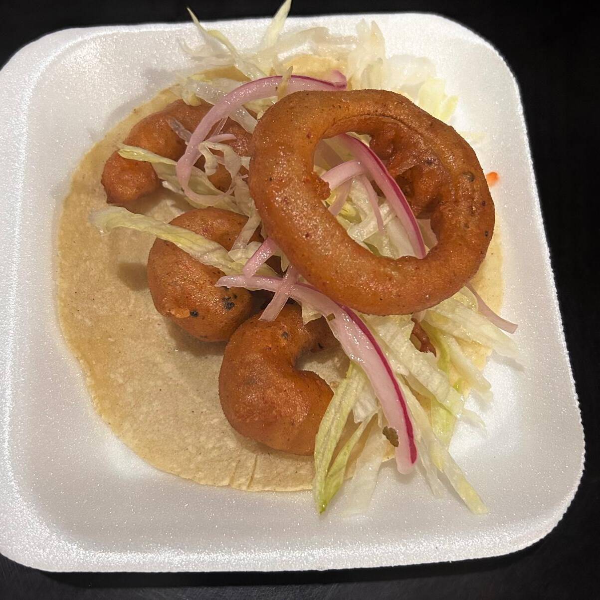 Taco Capeado de Camaron