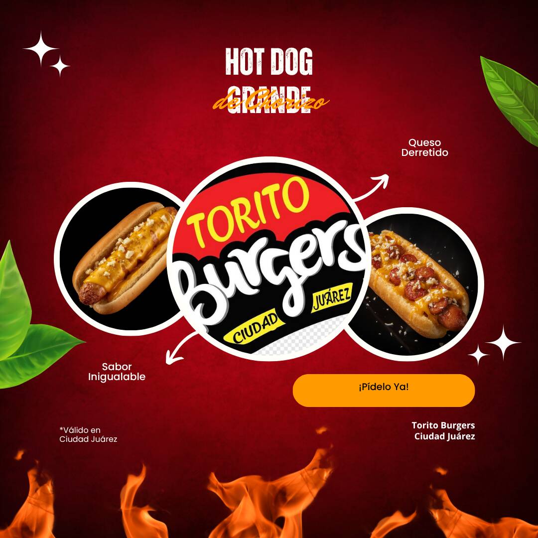 Hot Dog Grande de Chorizo