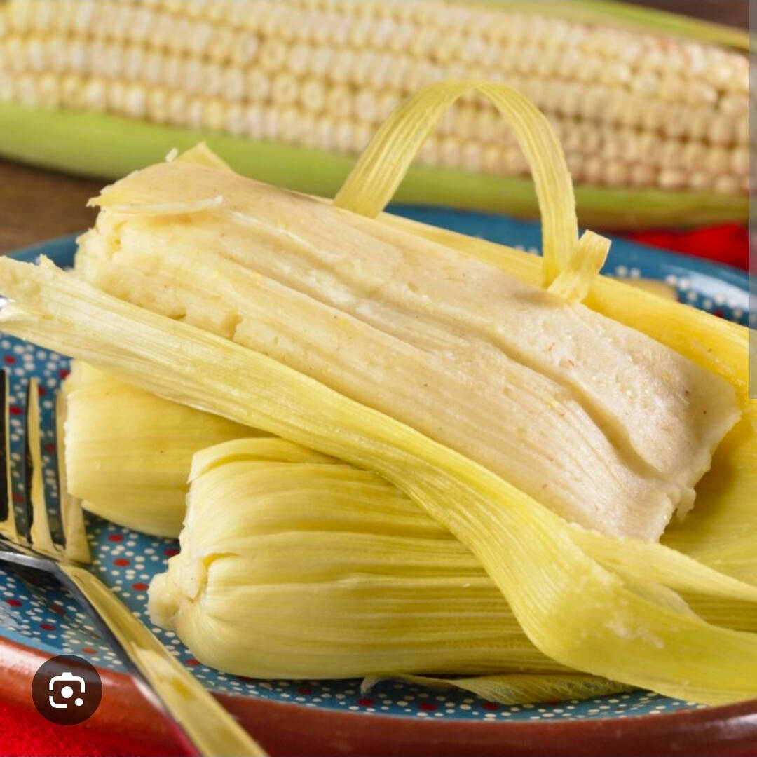 Tamal Estilo Mexico de Elote