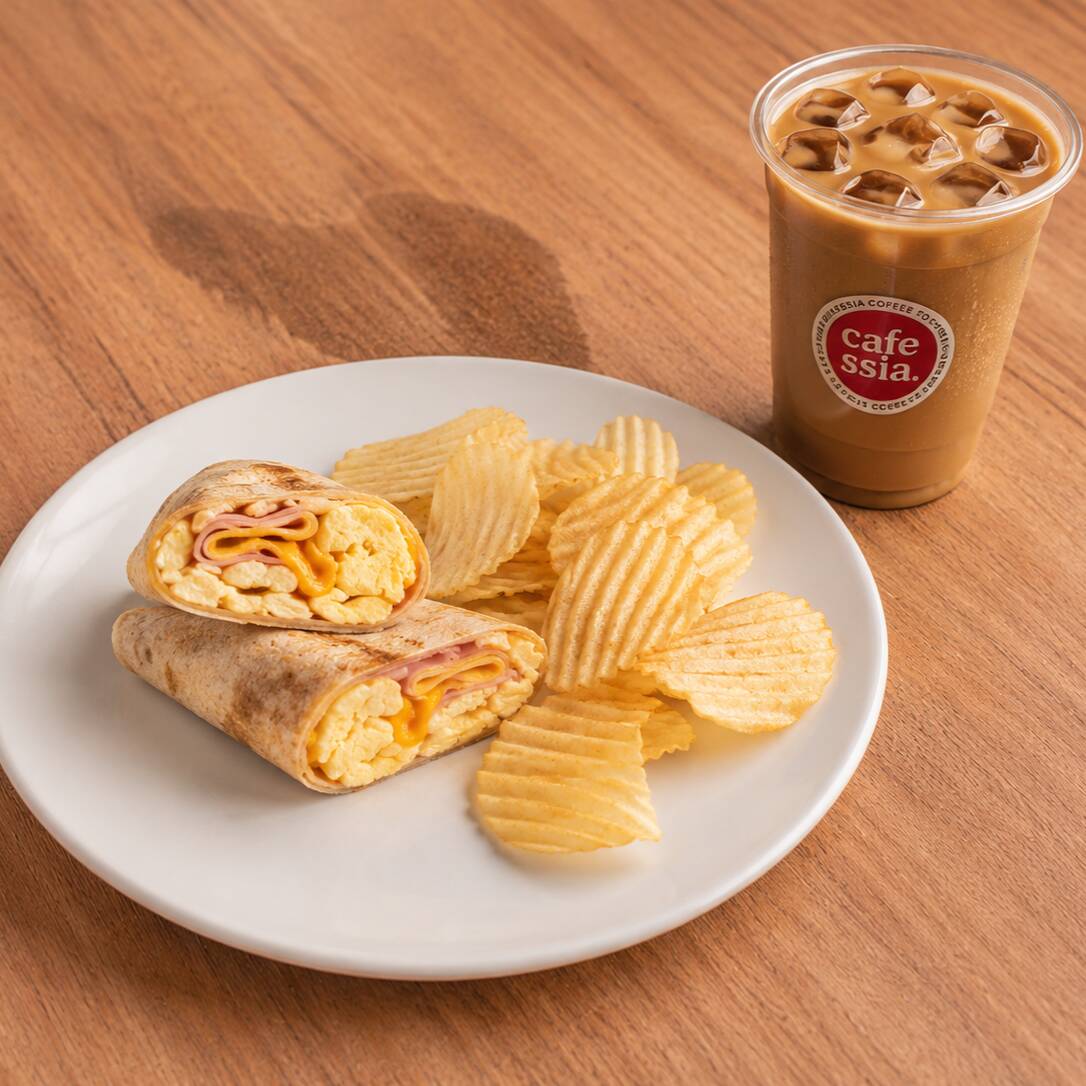 Latte Frío + Morning Burrito