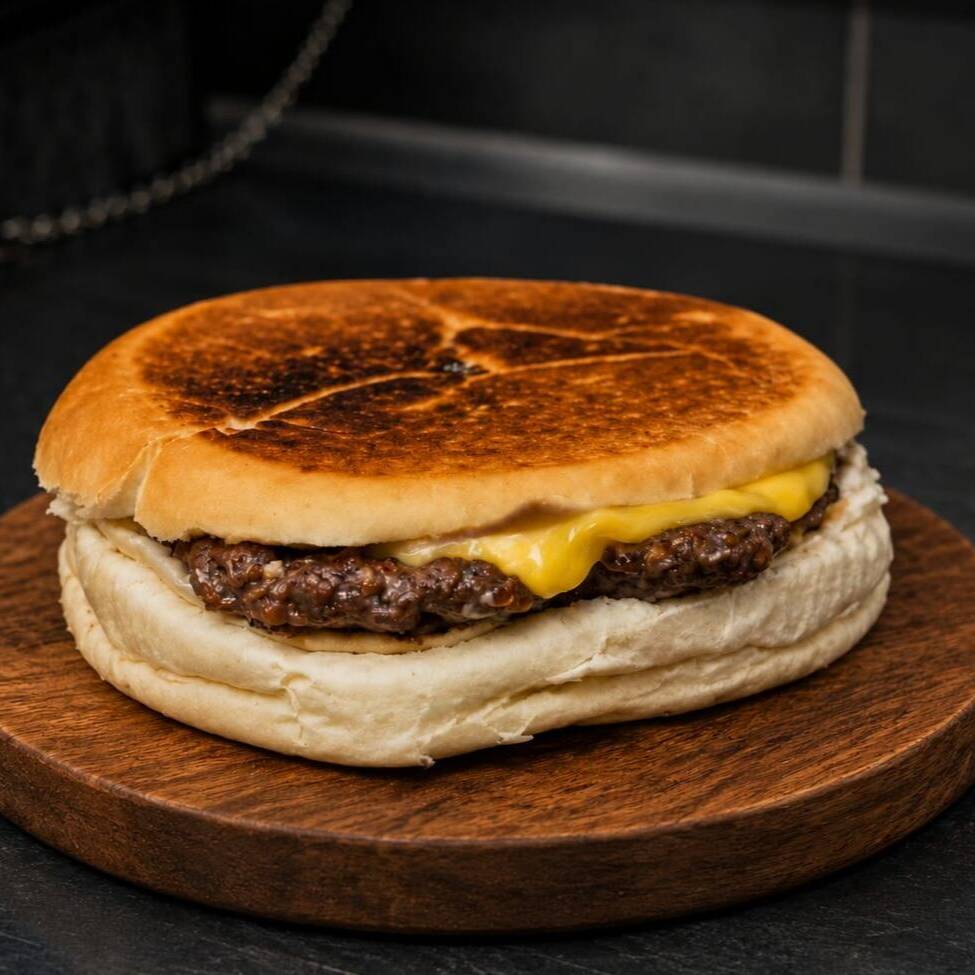 Pao Fresquinho,Hamburguer Perdigao,Maionese,Presunto E Queijo Mussarela.