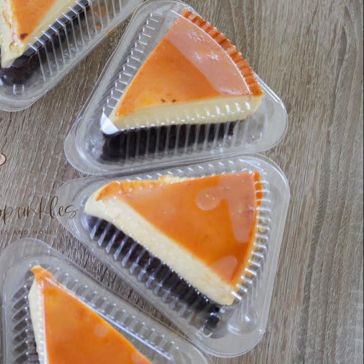 Rebanada de chocoflan