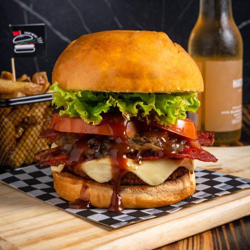 Hamburguesa Puñeta - Puertorriqueña