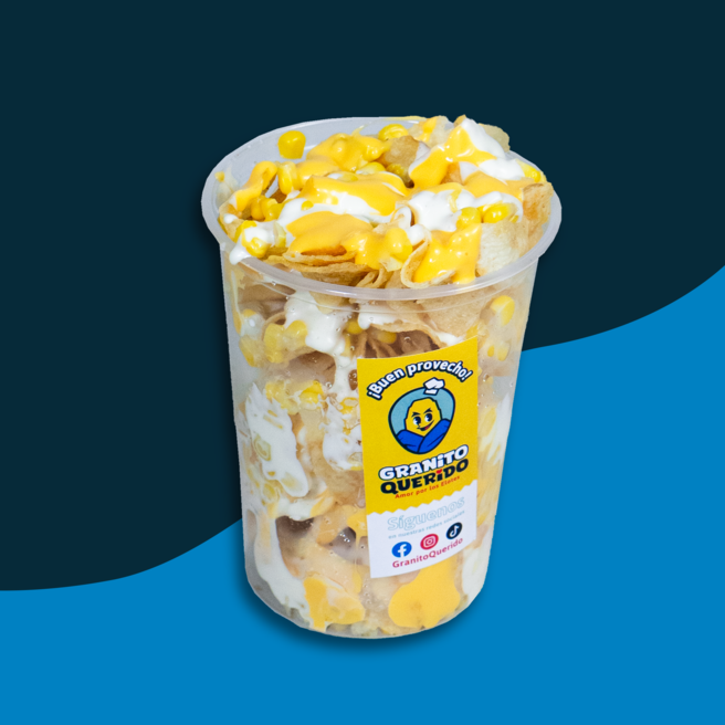 Bote de Papas Preparadas con Elote
