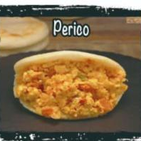 Arepa con Perico