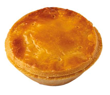 Empada de Massa folhada amanteigada com recheio de frango e Catupiry® Original.