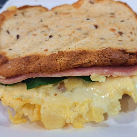 Omelette con Espinacas