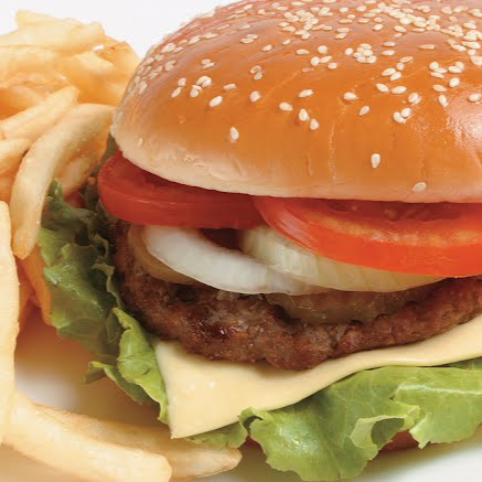Hamburguesa de Res y Papas