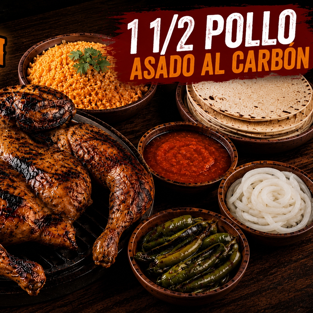 1 1/2 Pollos