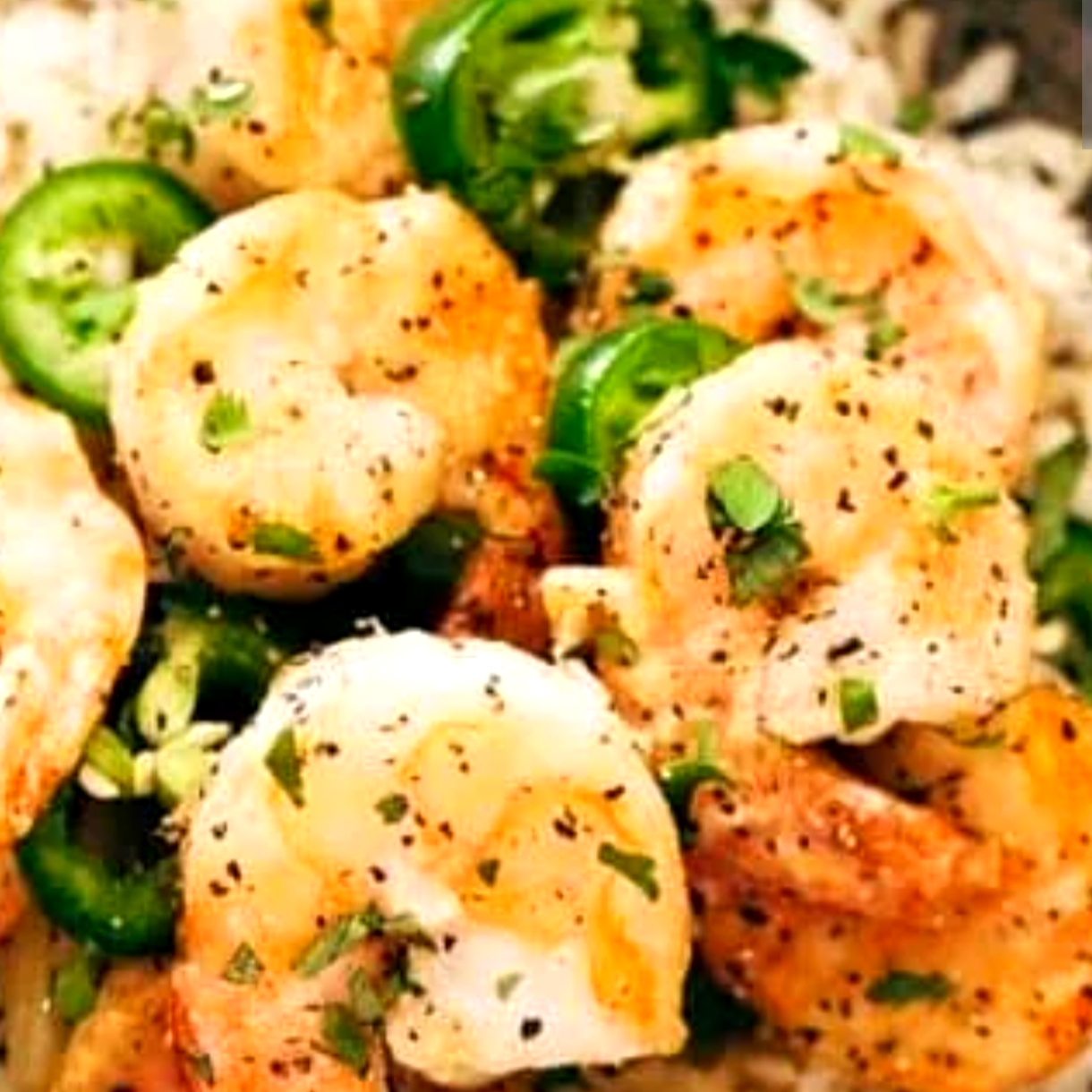 Arroz Con Camarón, chile y limón (Picoso)