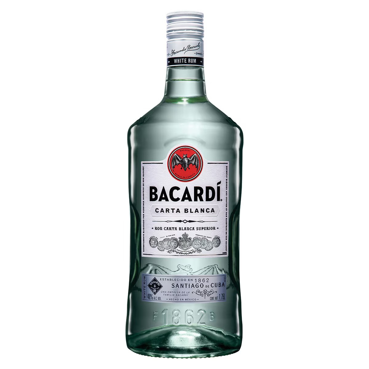 Bacardi Ron Blanco 1.75L