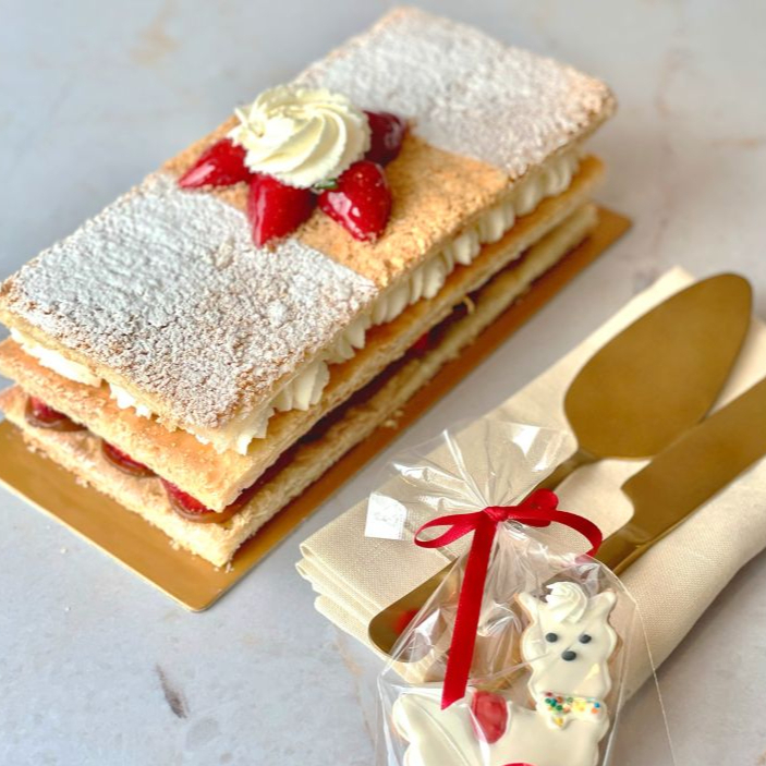 Milhojas de Fresa (Entero)