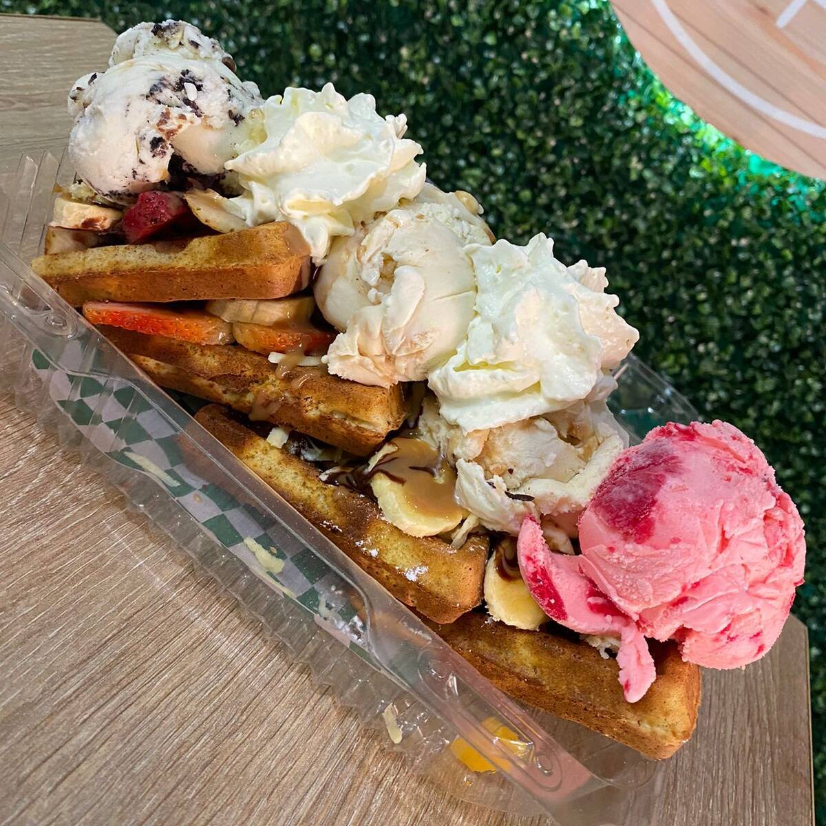 Wafle Gelato para Compartir Extra Grande